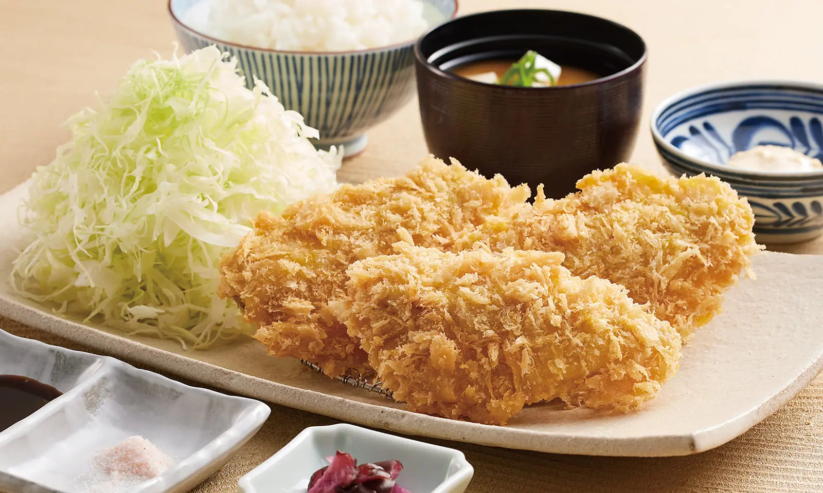 肉厚アジフライ定食